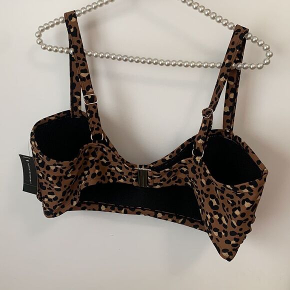 Ashley Stewart nwt leopard bathing suit top size 20 - Picture 5 of 6